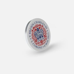 King Charles III Lapel Badge clutch pin