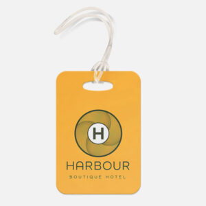 Custom printed luggage tags