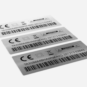 Metallic Labels Stickers Custom Printed UK